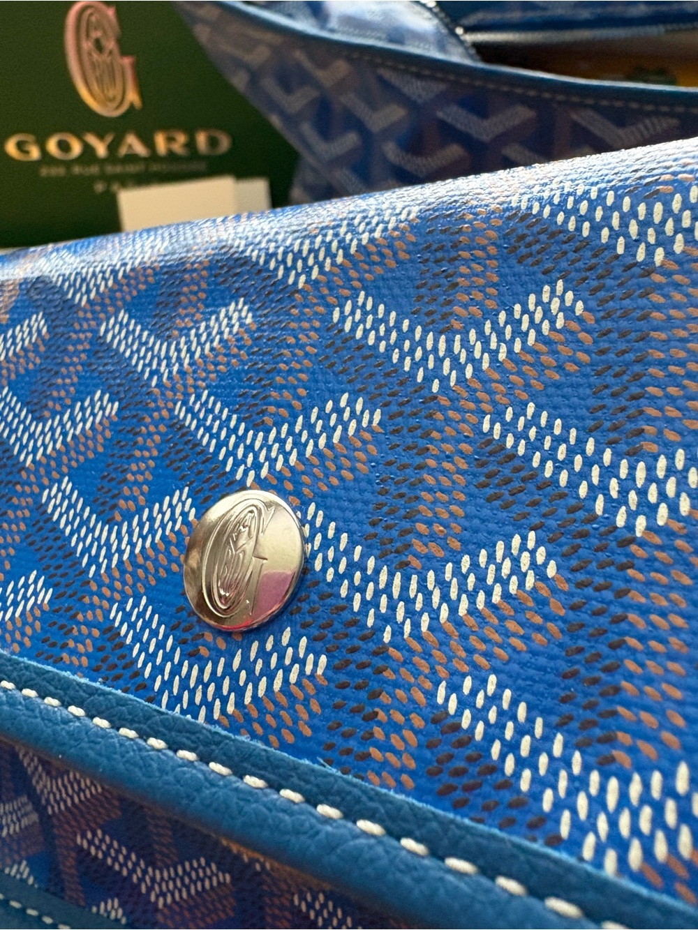Goyard Bohème Hobo PM in Sky Blue, Full Set - Picture 11 of 16